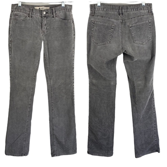 Gap Slim Fit Stretch Corduroy Pants Size 6L - Picture 1 of 15